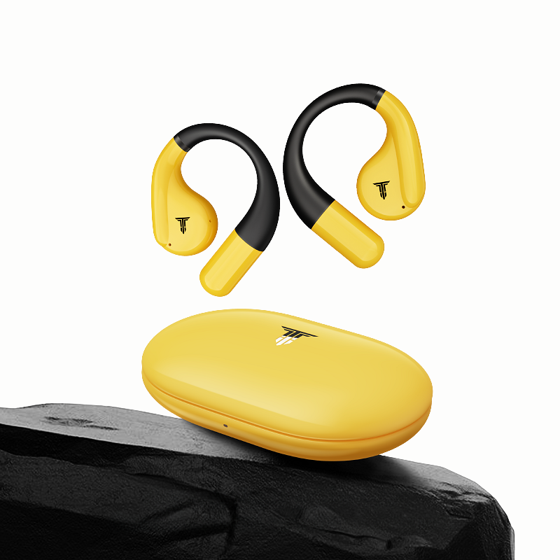 TESNA Premium Earbuds for sport and gym workouts in SA with open back architecture.