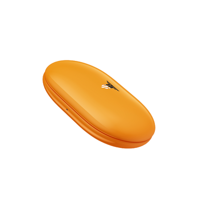 TESNA Premium Earbuds for sport and gym workouts in SA in Lava Orange 