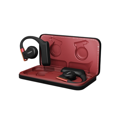 TESNA JO5 Premium Wireless Earphones and Headphones in SA Black and Red