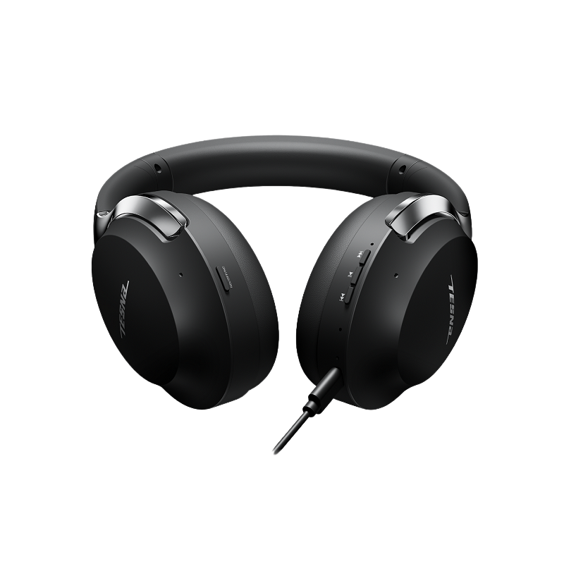 TESNA Ultra Wireless Headphones in Black SA